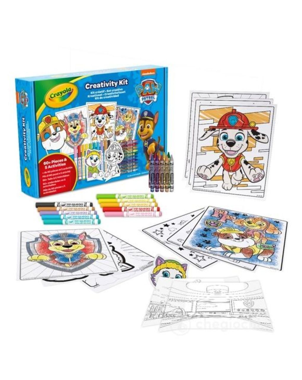 Set creativo 5 in 1 crayola paw patrol