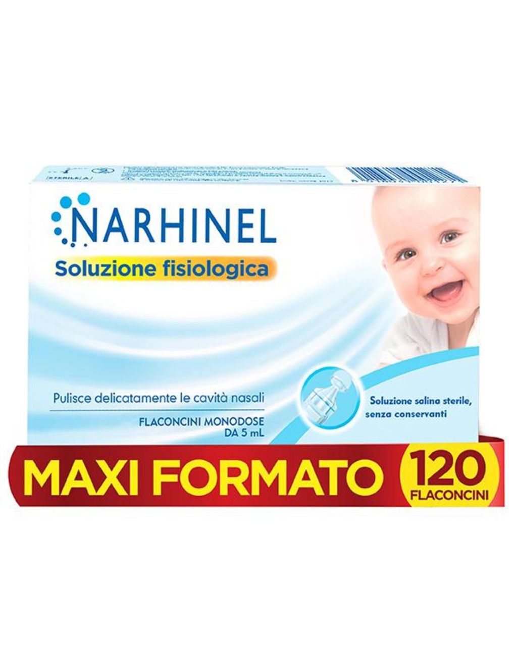 Soluzione fisiologica 120 fiale - narhinel