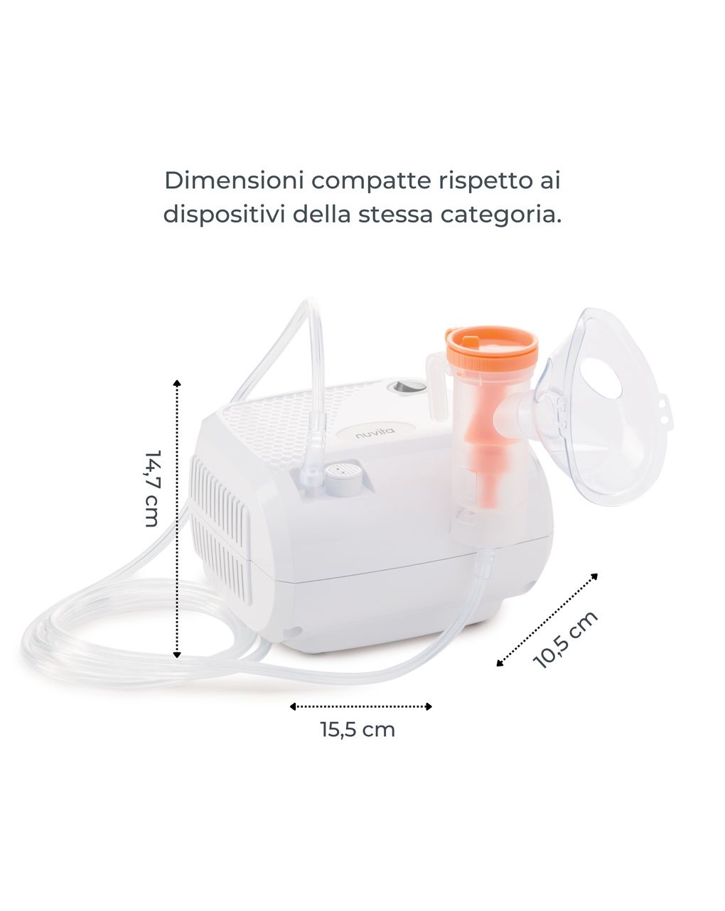 Aerosol a pistone per bambini e adulti modello 5023 dispositivo medico - nuvita
