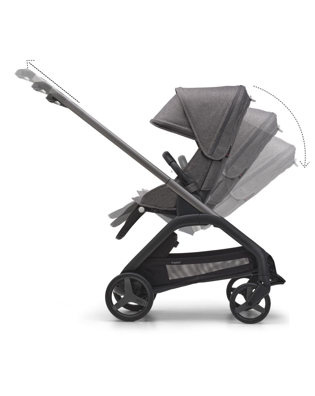 Passeggino dragonfly - graphite grey melange -  bugaboo