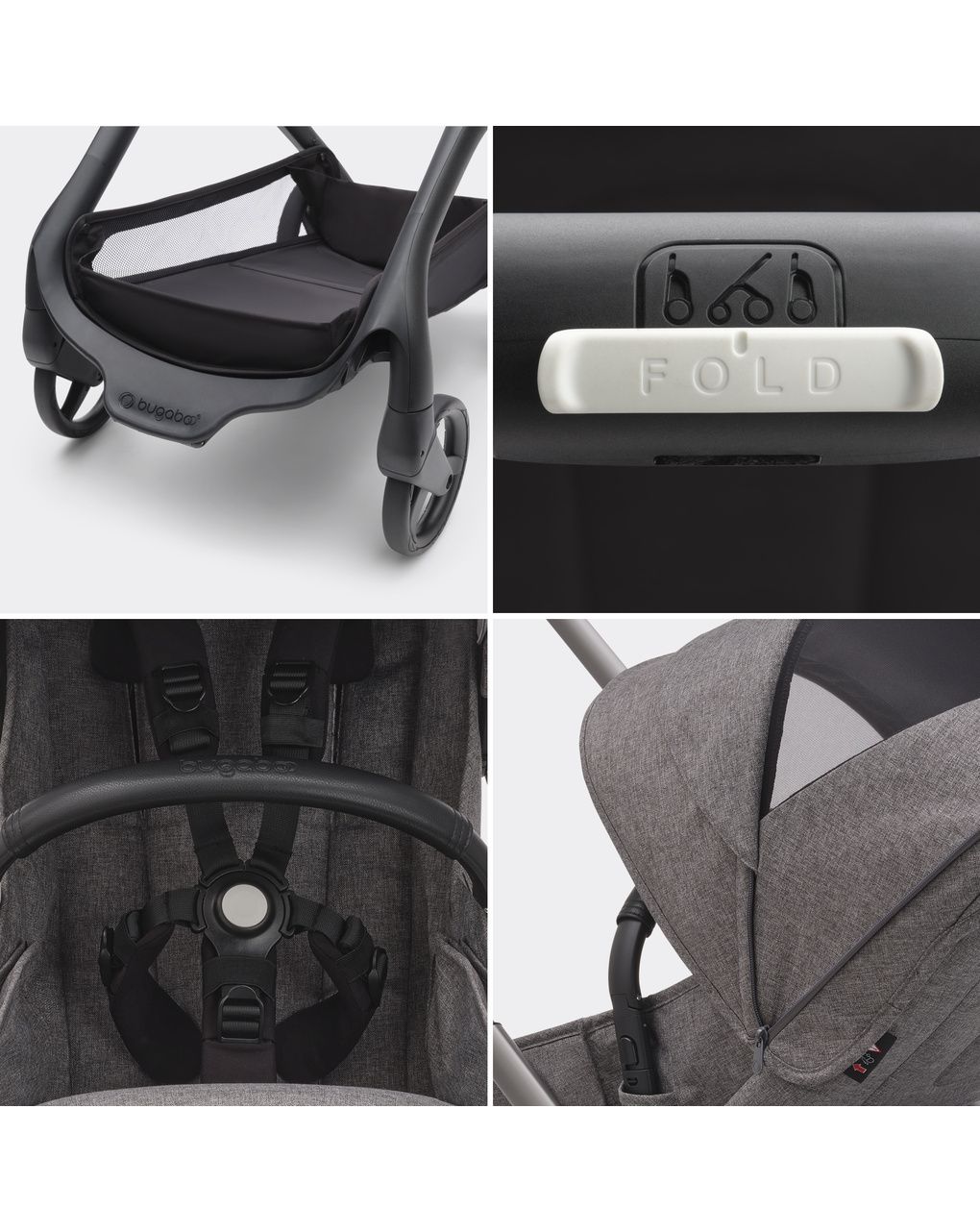 Passeggino dragonfly - graphite grey melange -  bugaboo