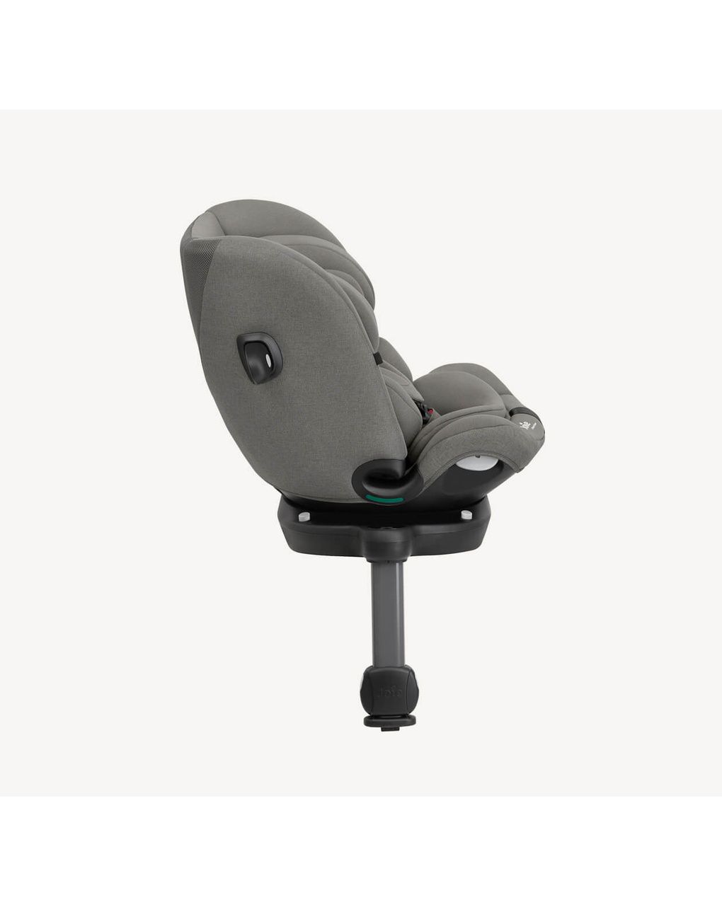 Joie - i-pivot™ grow seggiolino auto i-size con rotazione a 360º dalla nascita a rialzo con schienale, 40 a 135 cm (0-10 anni), colore thunder