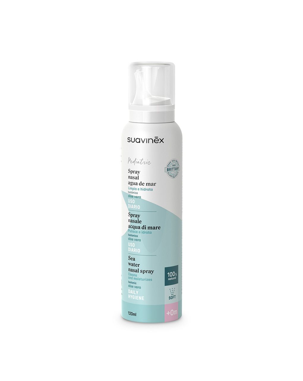 Spray nasale isotonico aloe +0m 120ml - suavinex