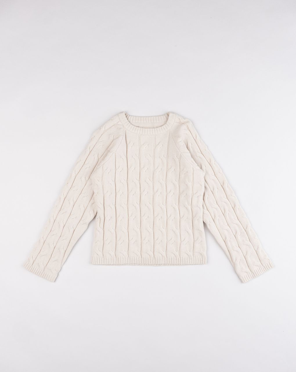 Maglia tricot bear bimba beige