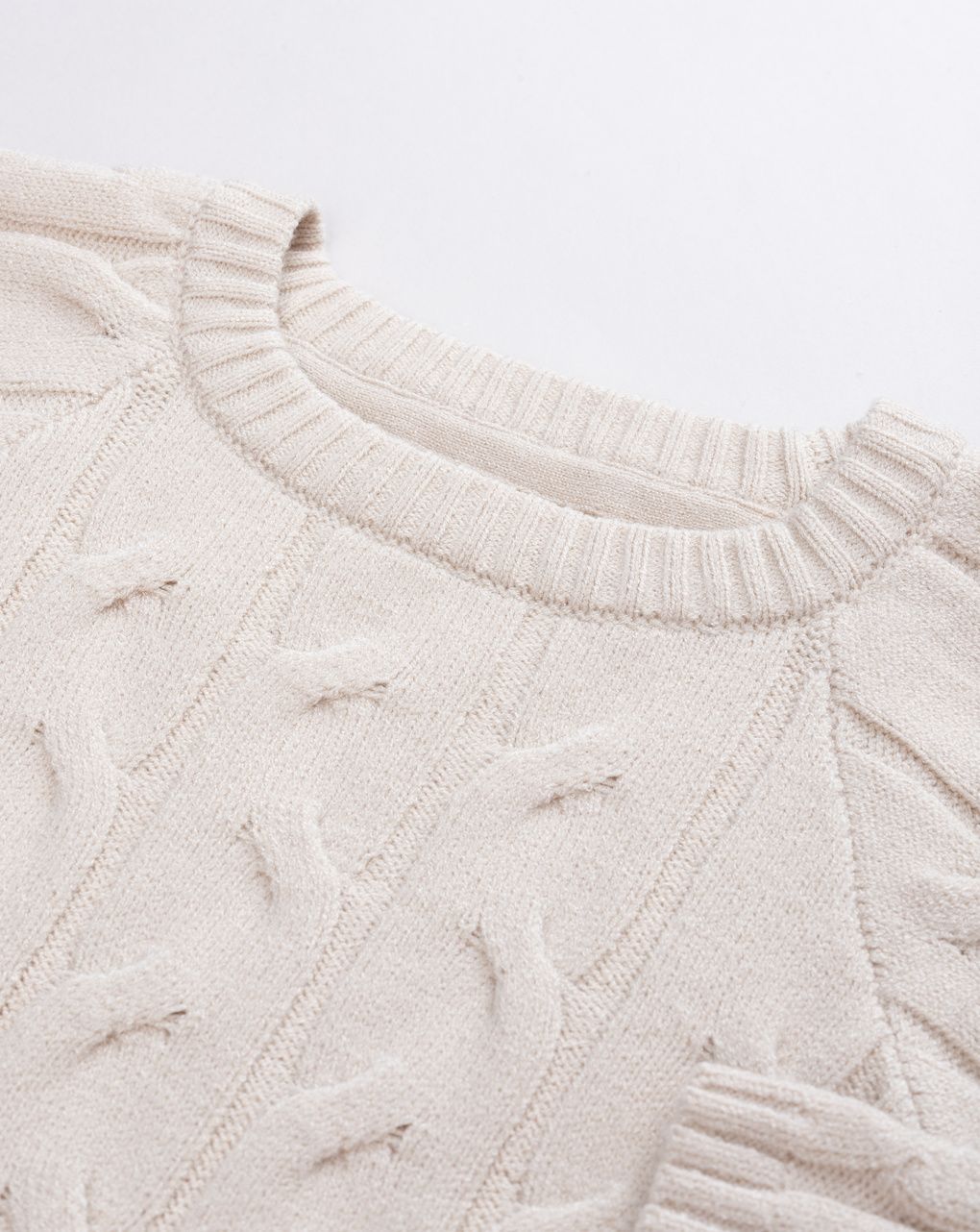 Maglia tricot bear bimba beige