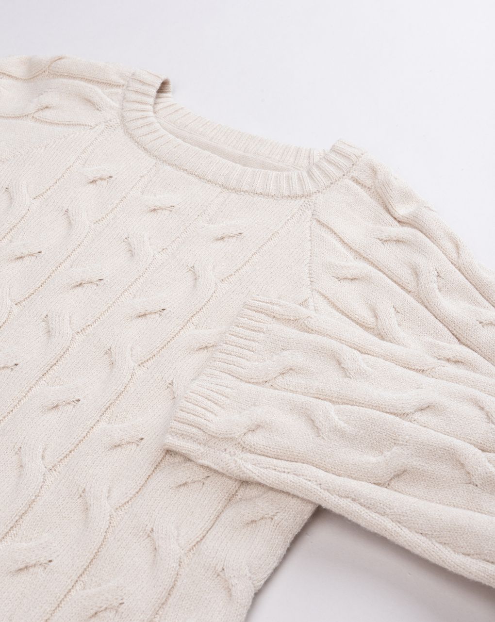 Maglia tricot bear bimba beige