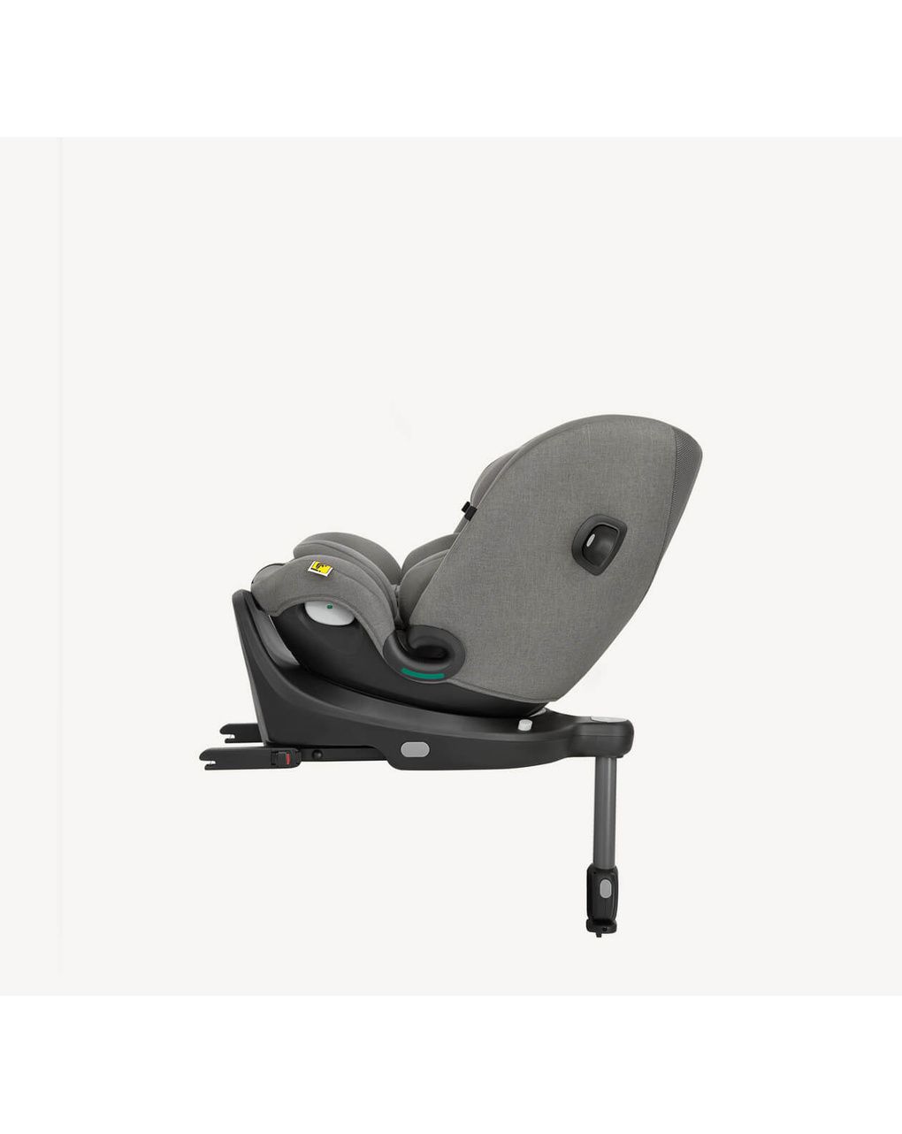 Joie - i-pivot™ grow seggiolino auto i-size con rotazione a 360º dalla nascita a rialzo con schienale, 40 a 135 cm (0-10 anni), colore thunder