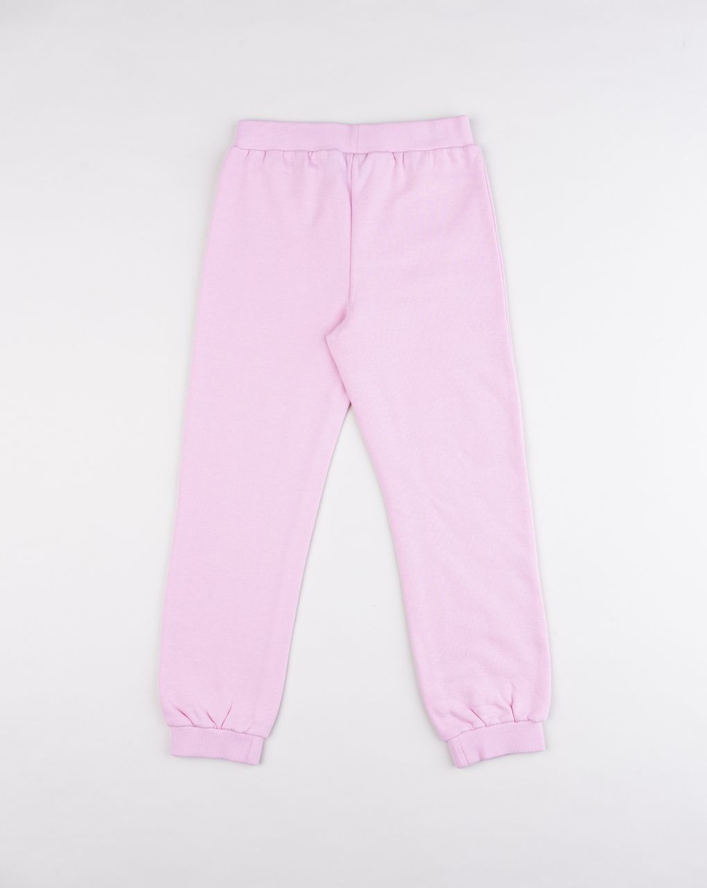 Pantaloni tuta rosa bambina k-pop felpati