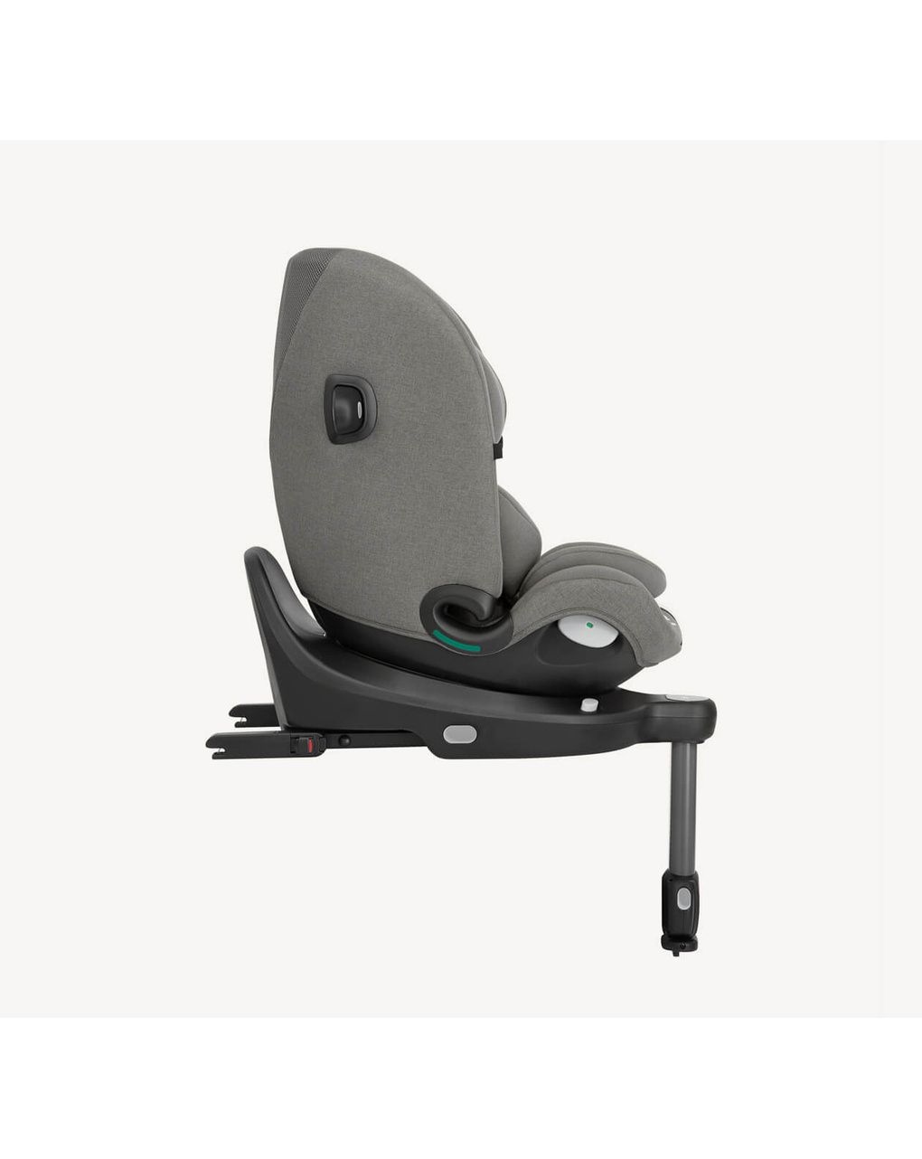 Joie - i-pivot™ grow seggiolino auto i-size con rotazione a 360º dalla nascita a rialzo con schienale, 40 a 135 cm (0-10 anni), colore thunder