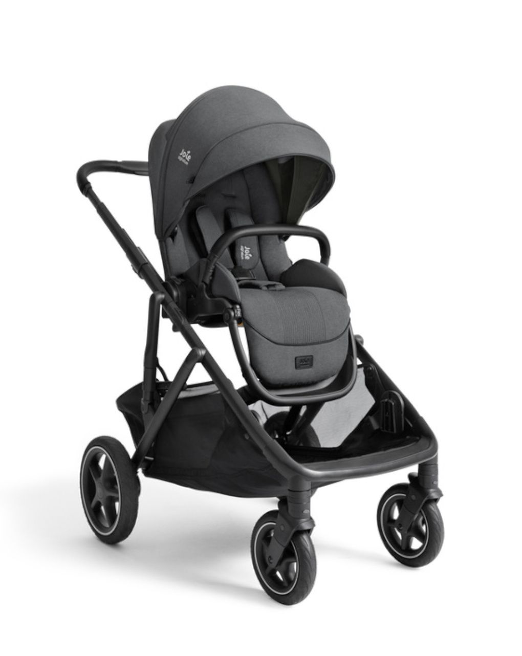 Joie signature - versiti™ passeggino da singolo a doppio, dalla nascita fino a 22 kg per ogni seduta, colore ebony