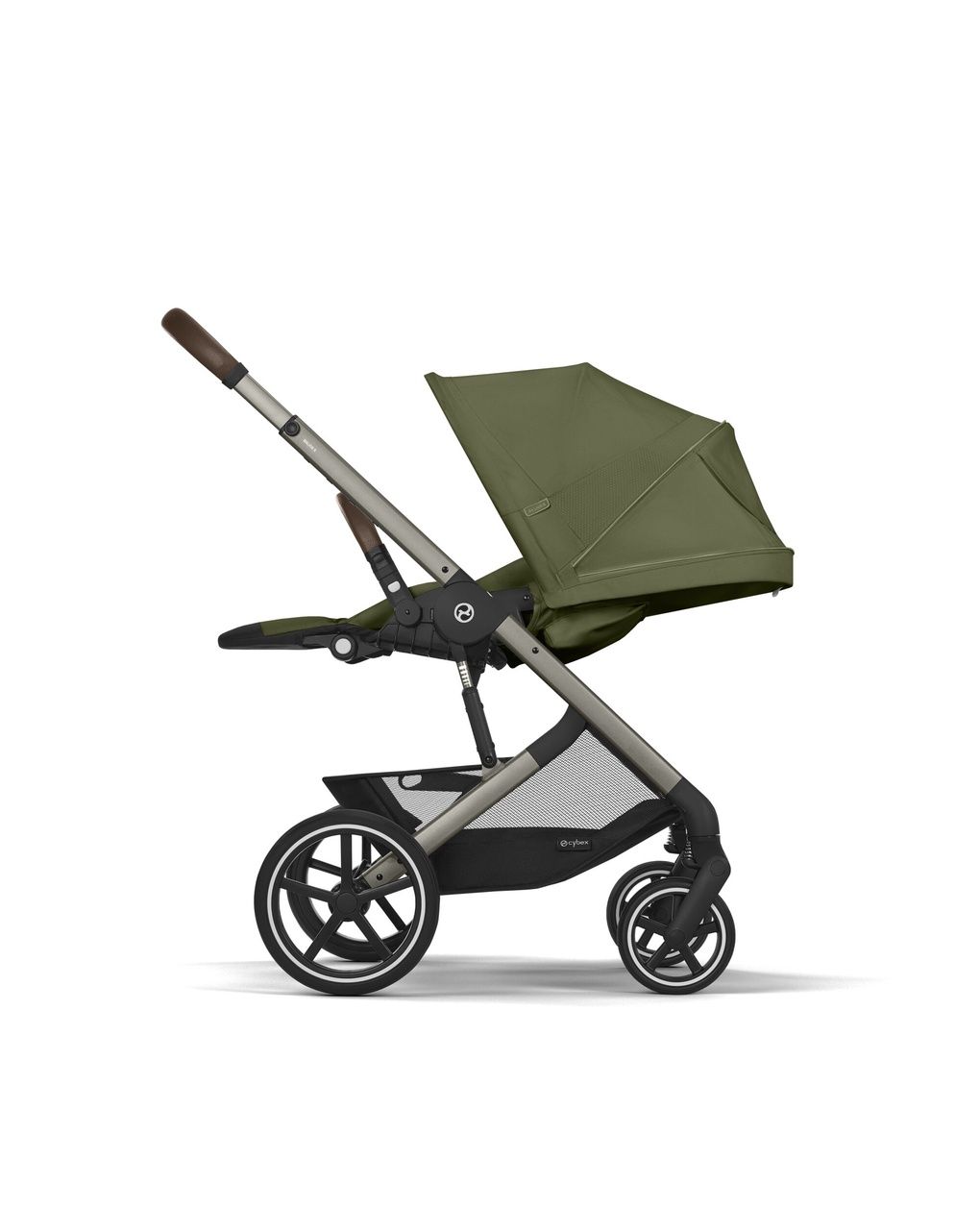 Passeggino balios s lux tpe - moss green khaki - cybex