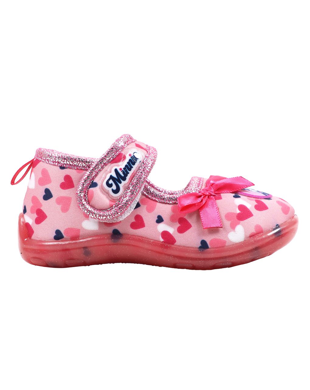Silver - pantofole bimba minnie mouse con fiocco