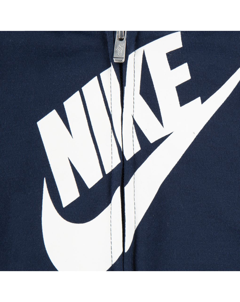 Completo 3 pezzi nike bimbo con felpa, body e pantaloni (blu navy/bianco)