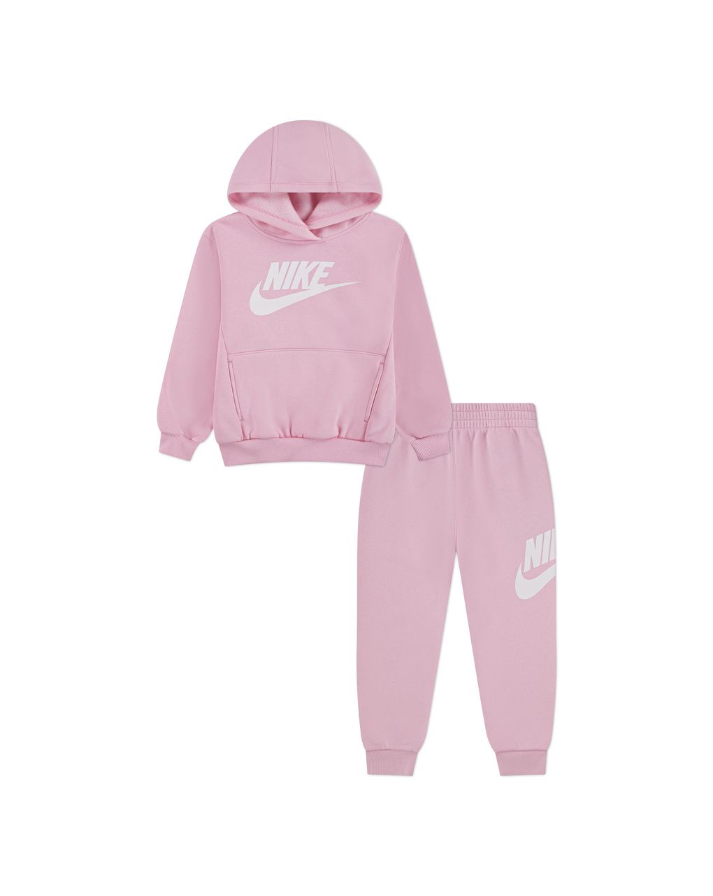 Tuta sportiva nike bambina con cappuccio (rosa)