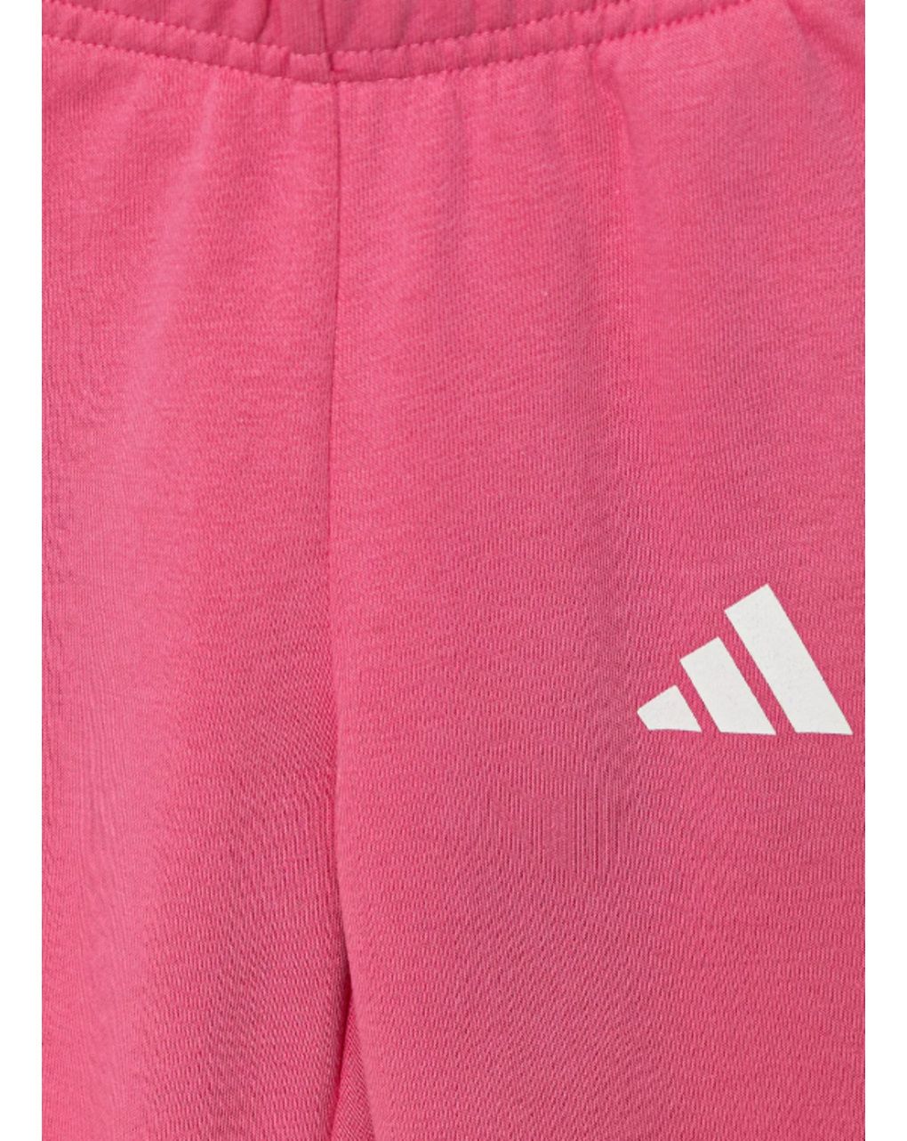 Set jogger bambina rosa e bianco adidas
