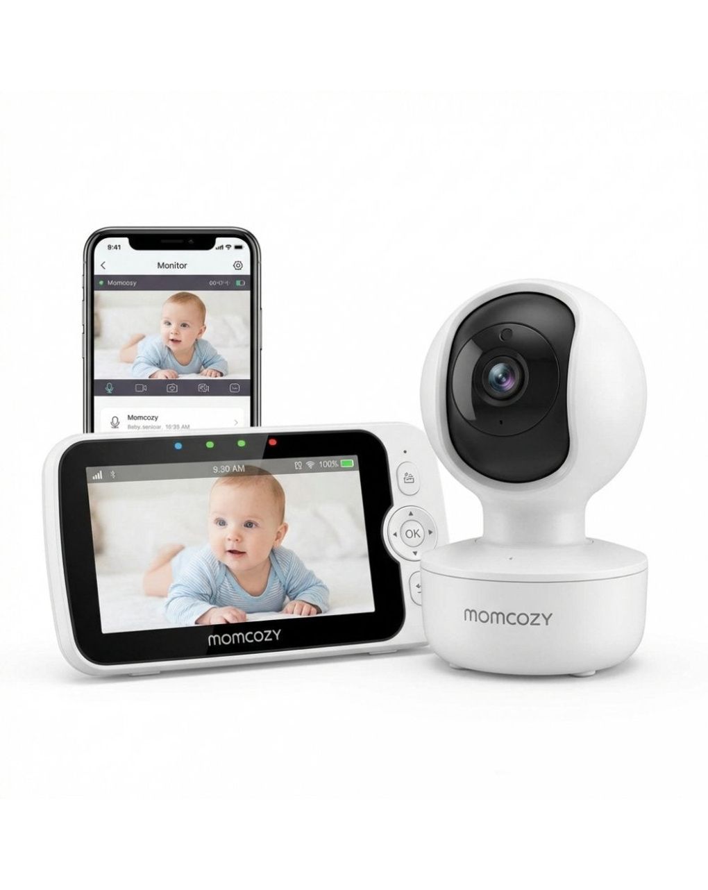 Momcozy video baby monitor bm04 smart 5 5