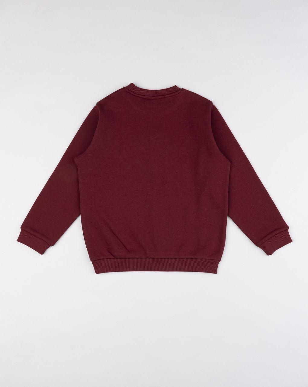 Felpa bimbo bordeaux con stampa