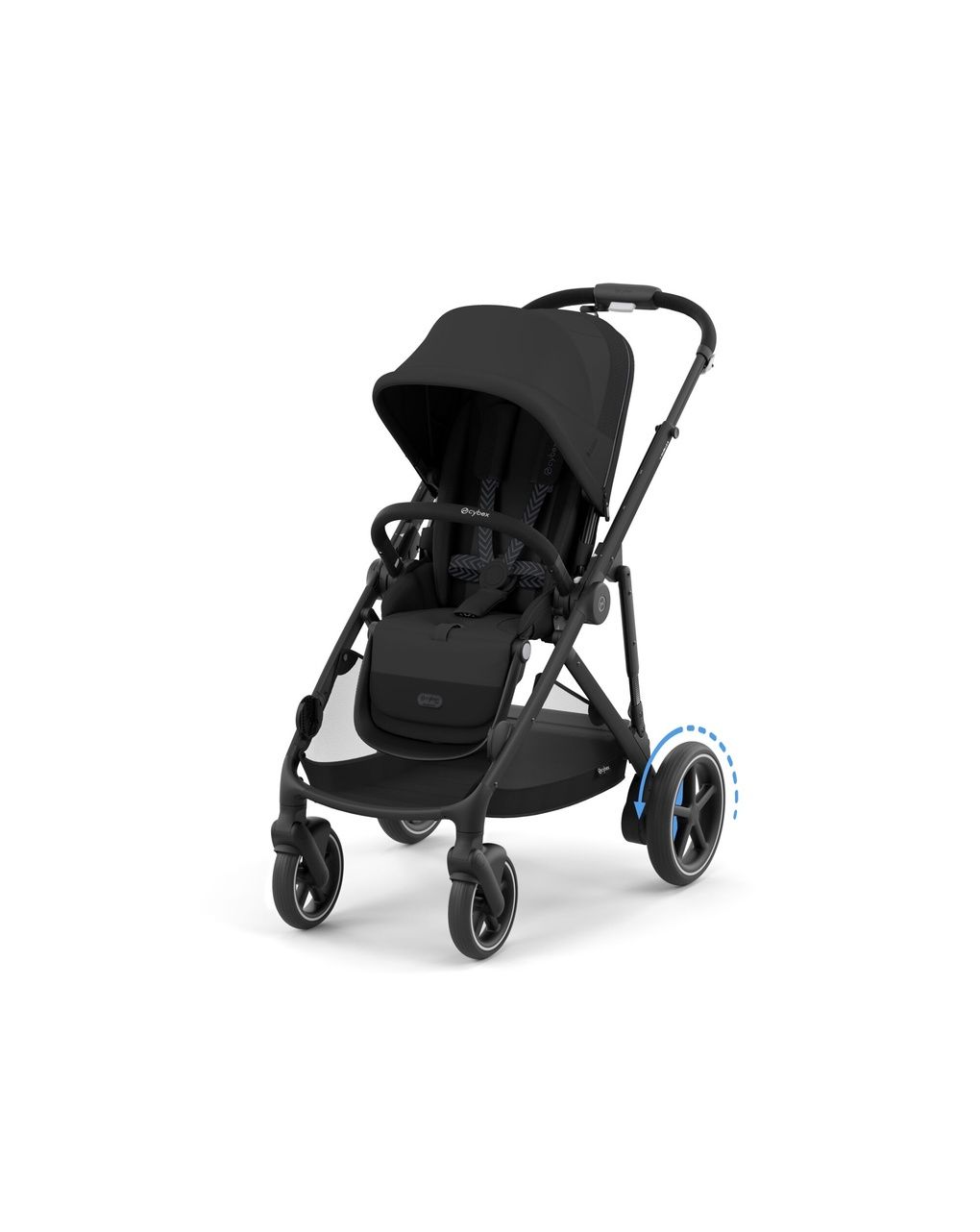 Passeggino egazelle s blk - moon black - cybex