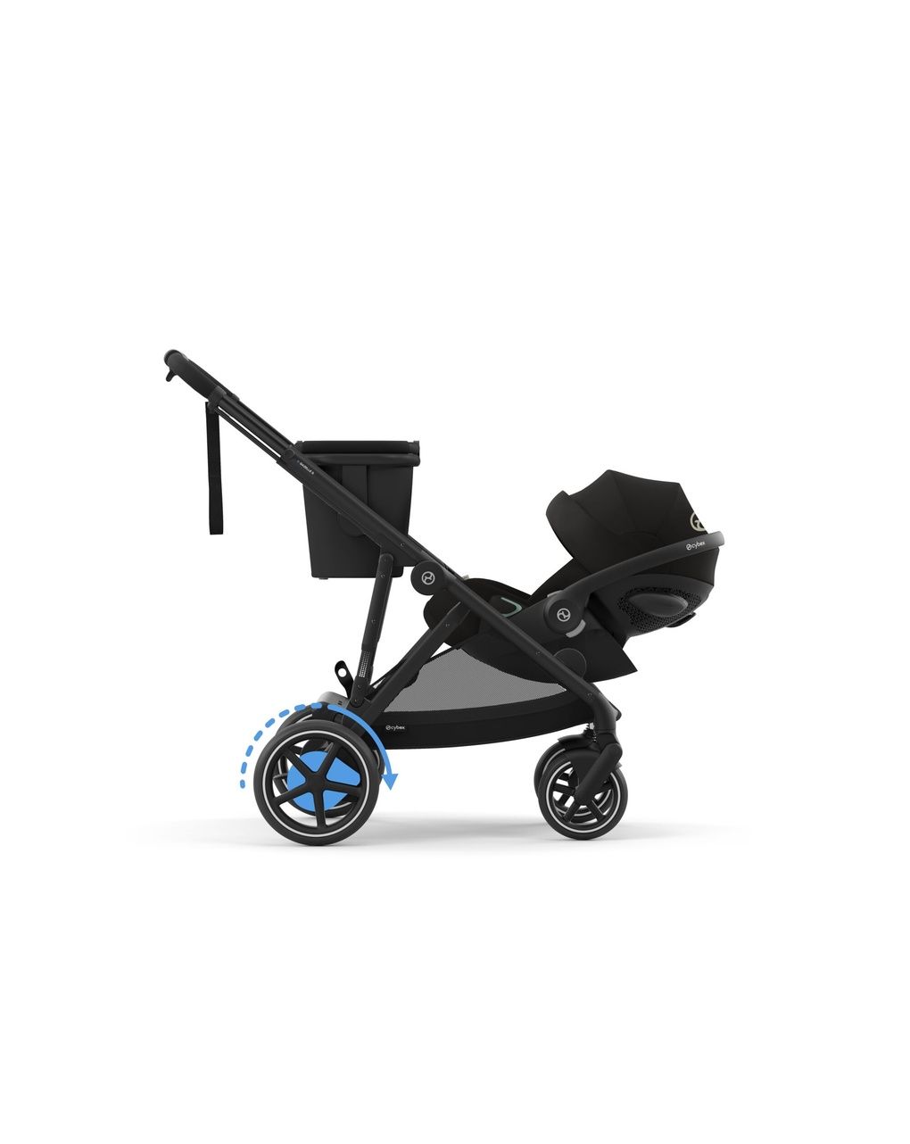 Passeggino egazelle s blk - moon black - cybex