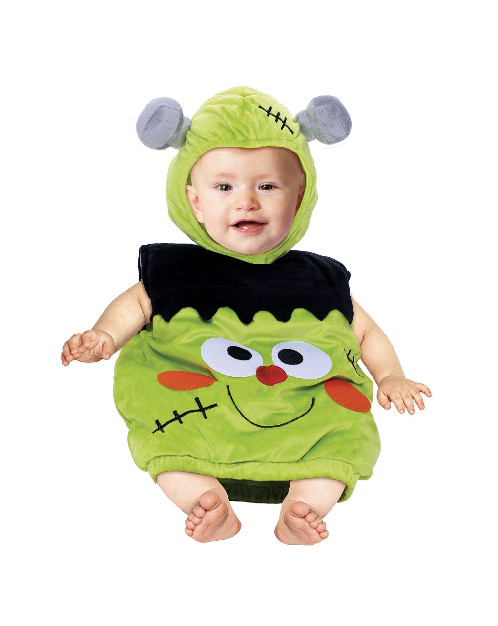 Costume travestimento halloween mostriciattolo saccotto. un travestimento morbido, buffo e dolcissimo, perfetto per il tuo piccolino