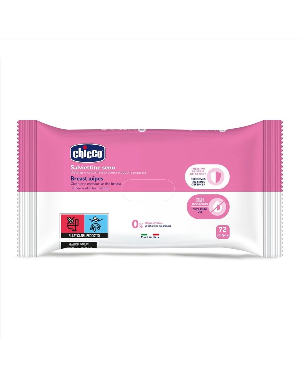 Salviettine detergenti seno 72pz - chicco