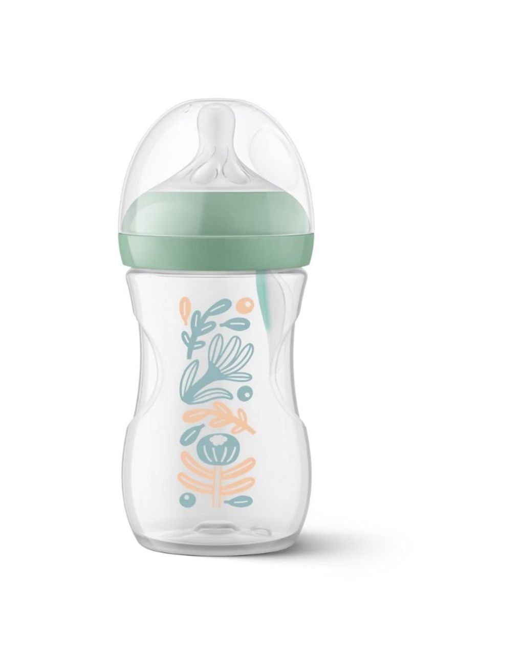 Biberon natural response 260ml deco natura - verde - avent
