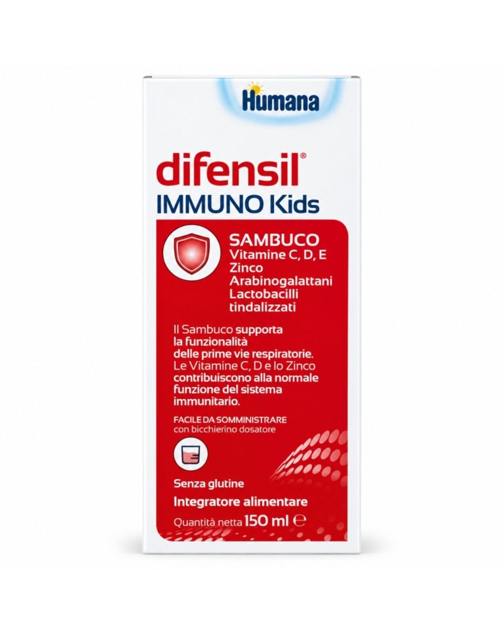 Integratore alimentare difensil immuno kids - humana
