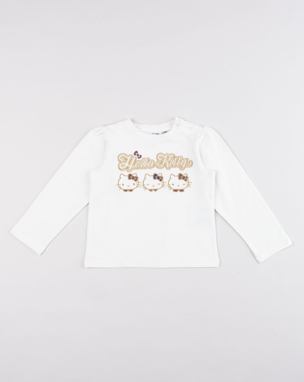 T-shirt bimba hello kitty panna