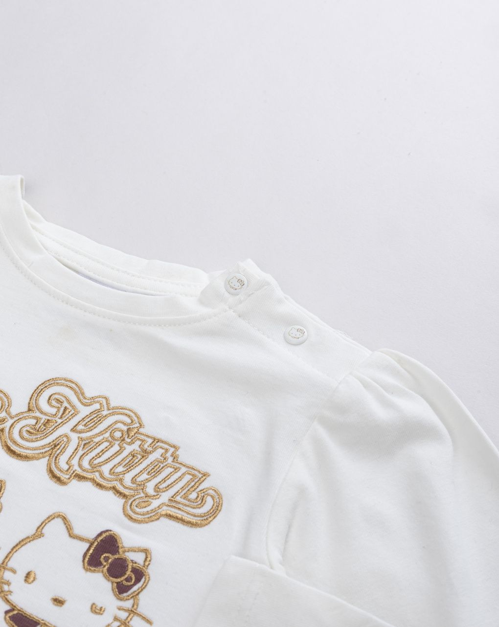 T-shirt bimba hello kitty panna