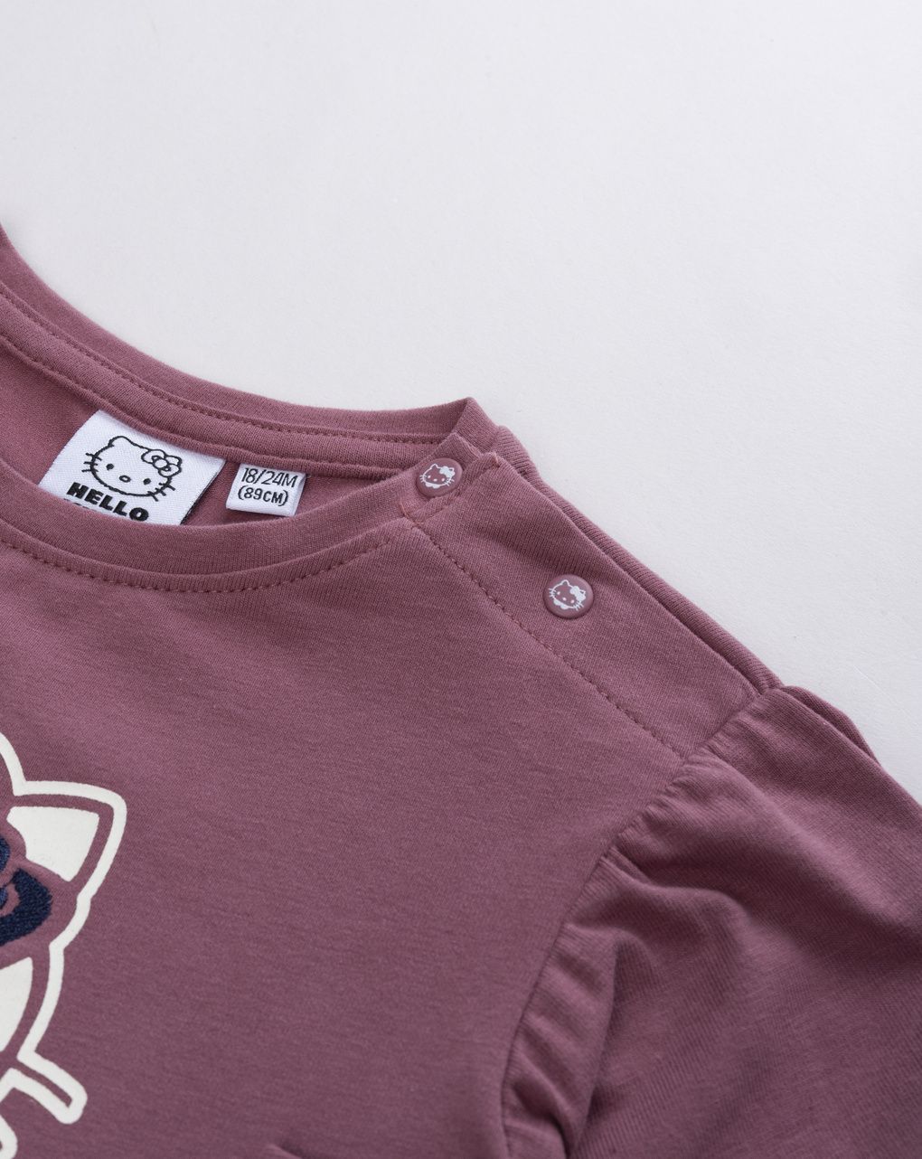 T-shirt bimba hello kitty rosa antico