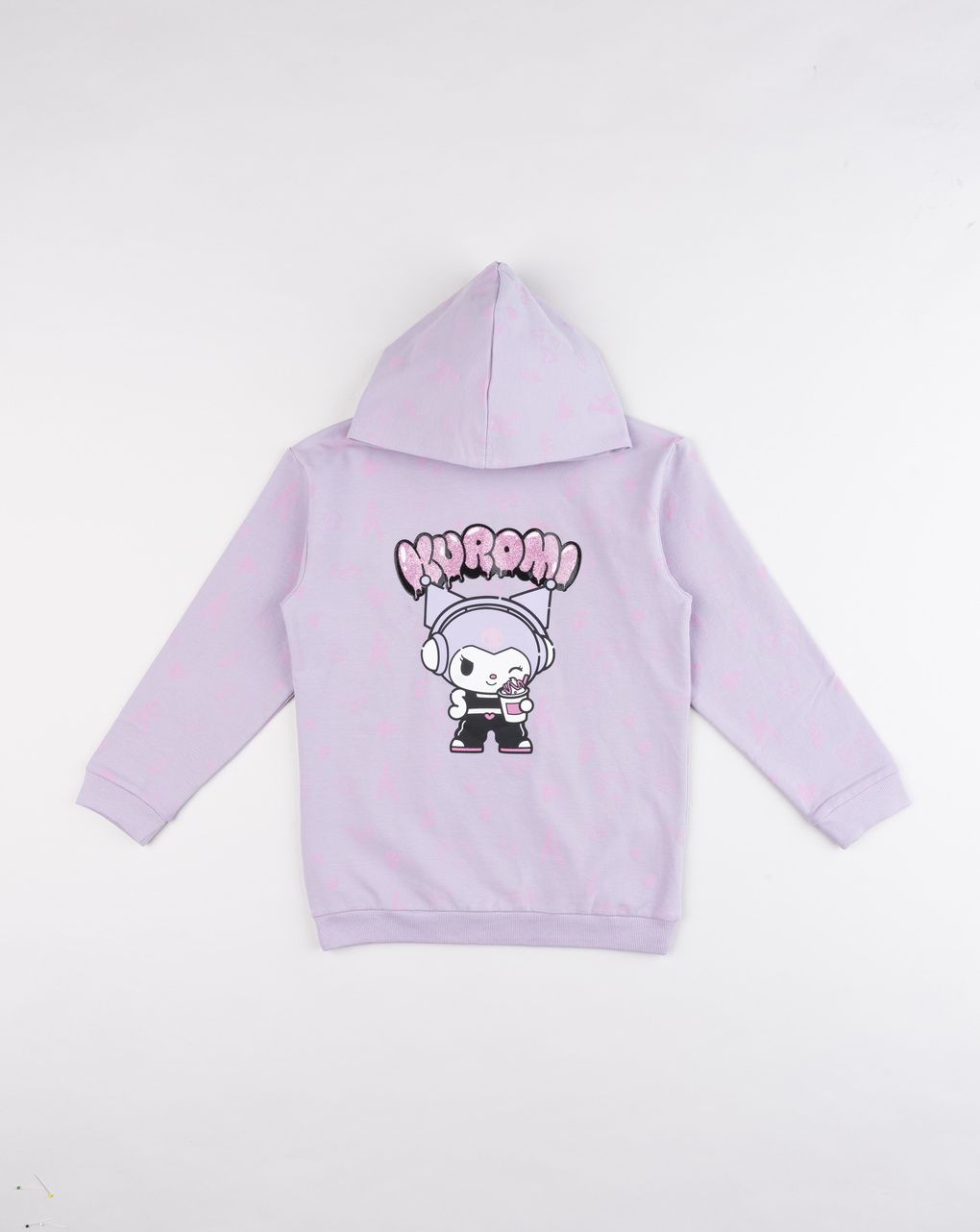 Felpa pesante bambina kuromi lilla