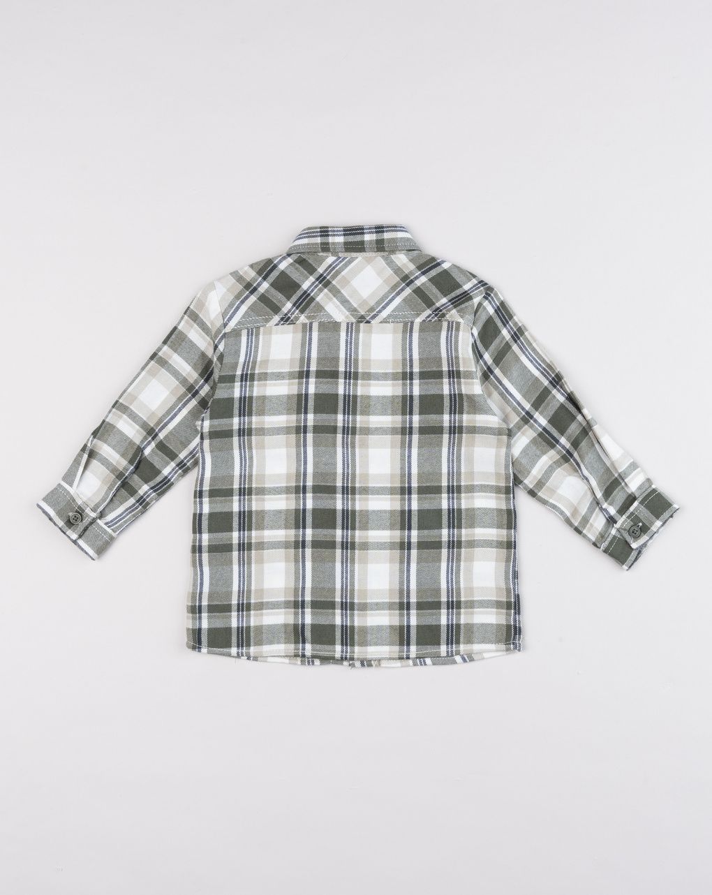 Camicia flanella bimbo a quadri multicolor
