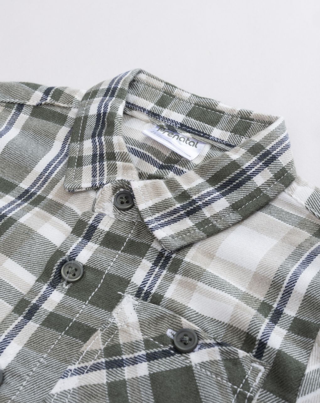 Camicia flanella bimbo a quadri multicolor