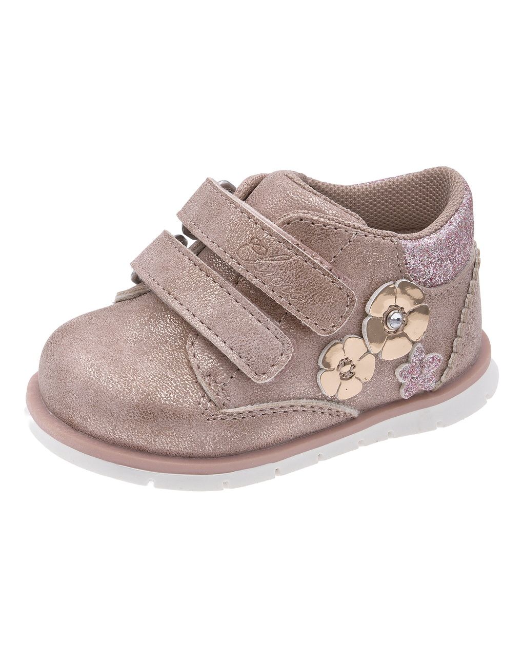 Chicco - polacchino fiesta bambina con fiorellini applicati