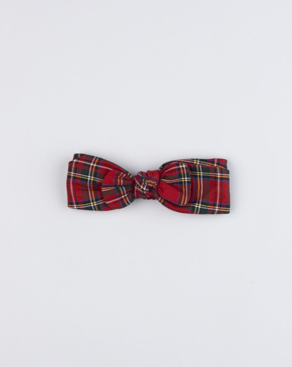 Fascia per capelli bimba tartan elegante