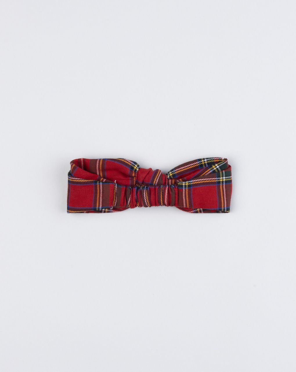 Fascia per capelli bimba tartan elegante