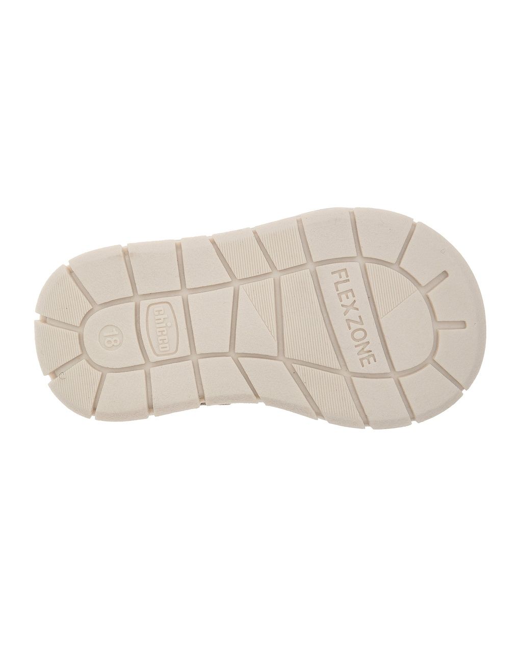 Chicco - scarpa fatima bimba beige doppio velcro con teddy