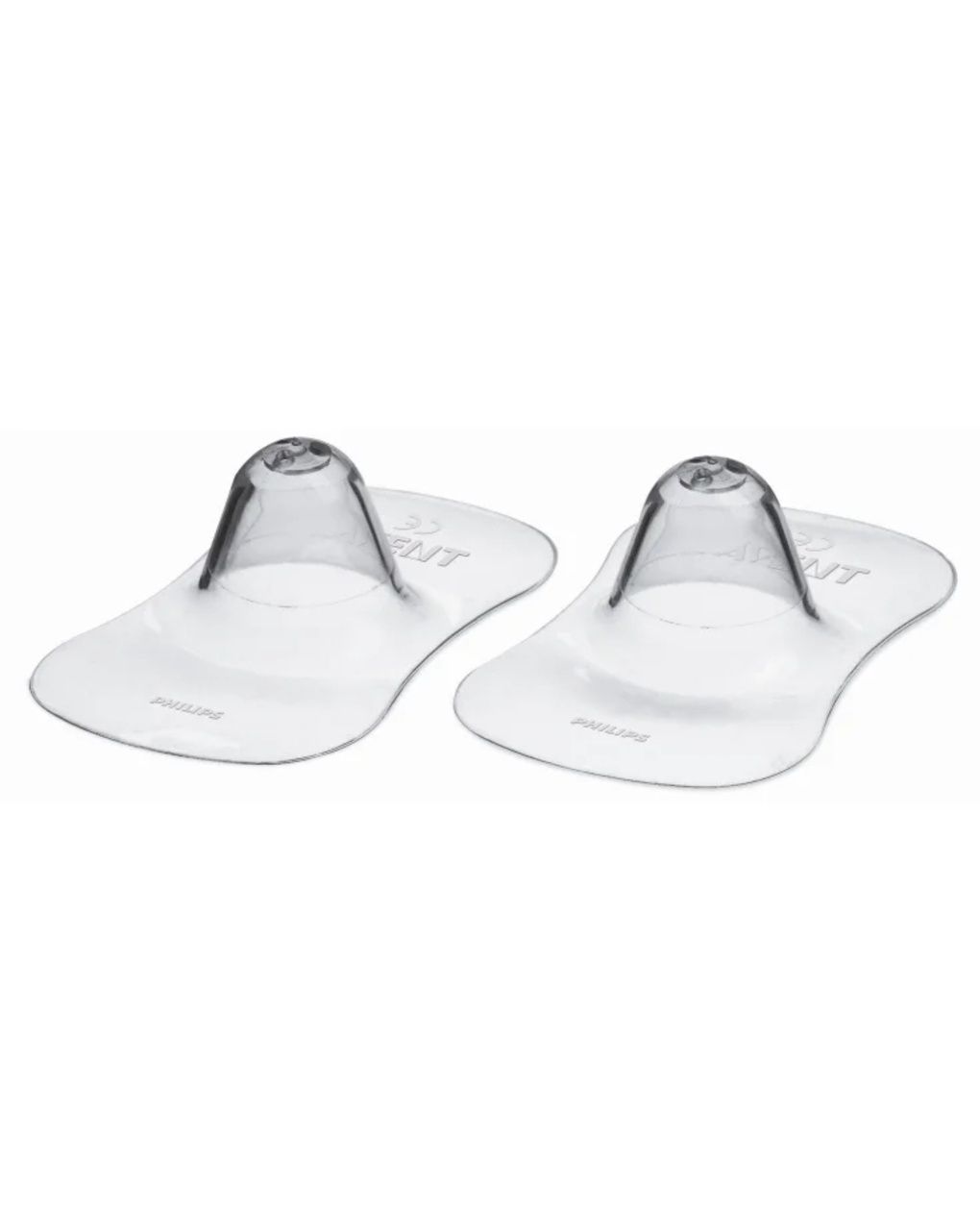 2 paracapezzoli silicone med con custodia - avent
