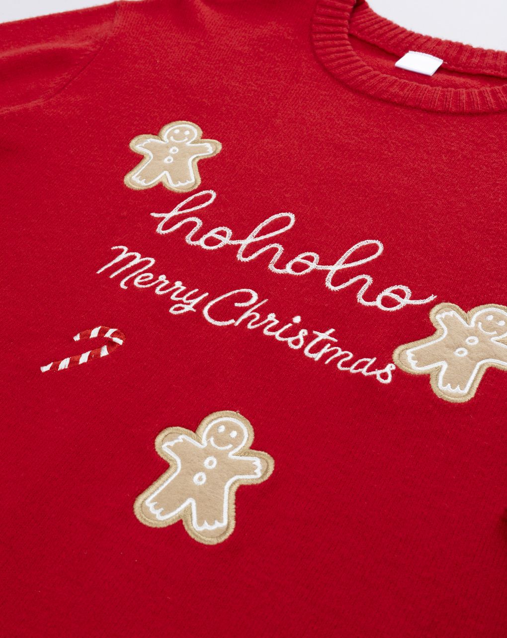 Maglione uomo natale rosso con dettagli a tema