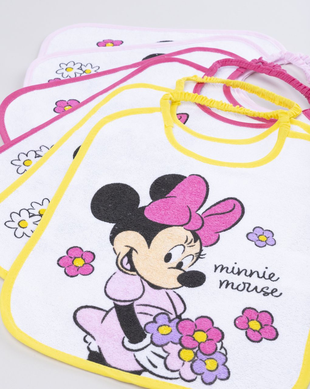 Pack 6 bavaglini bambina minnie mouse disney