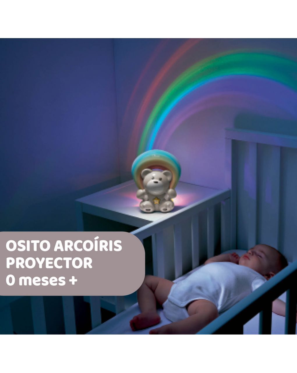 Gioco fd rainbow bear neutral - chicco