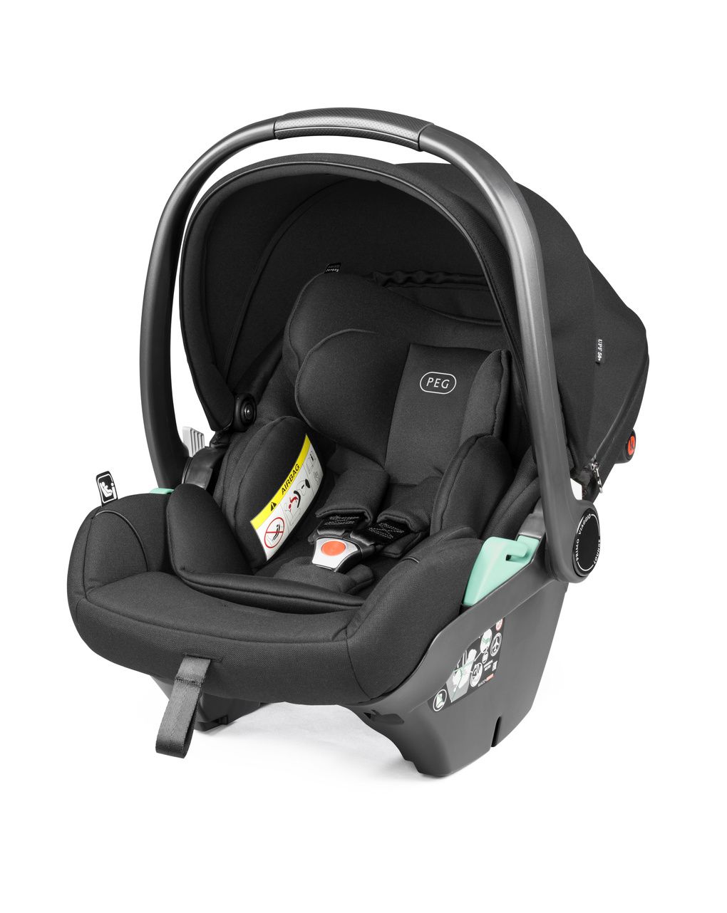 Seggiolino auto reclinabile primo viaggio lounge - true black - peg