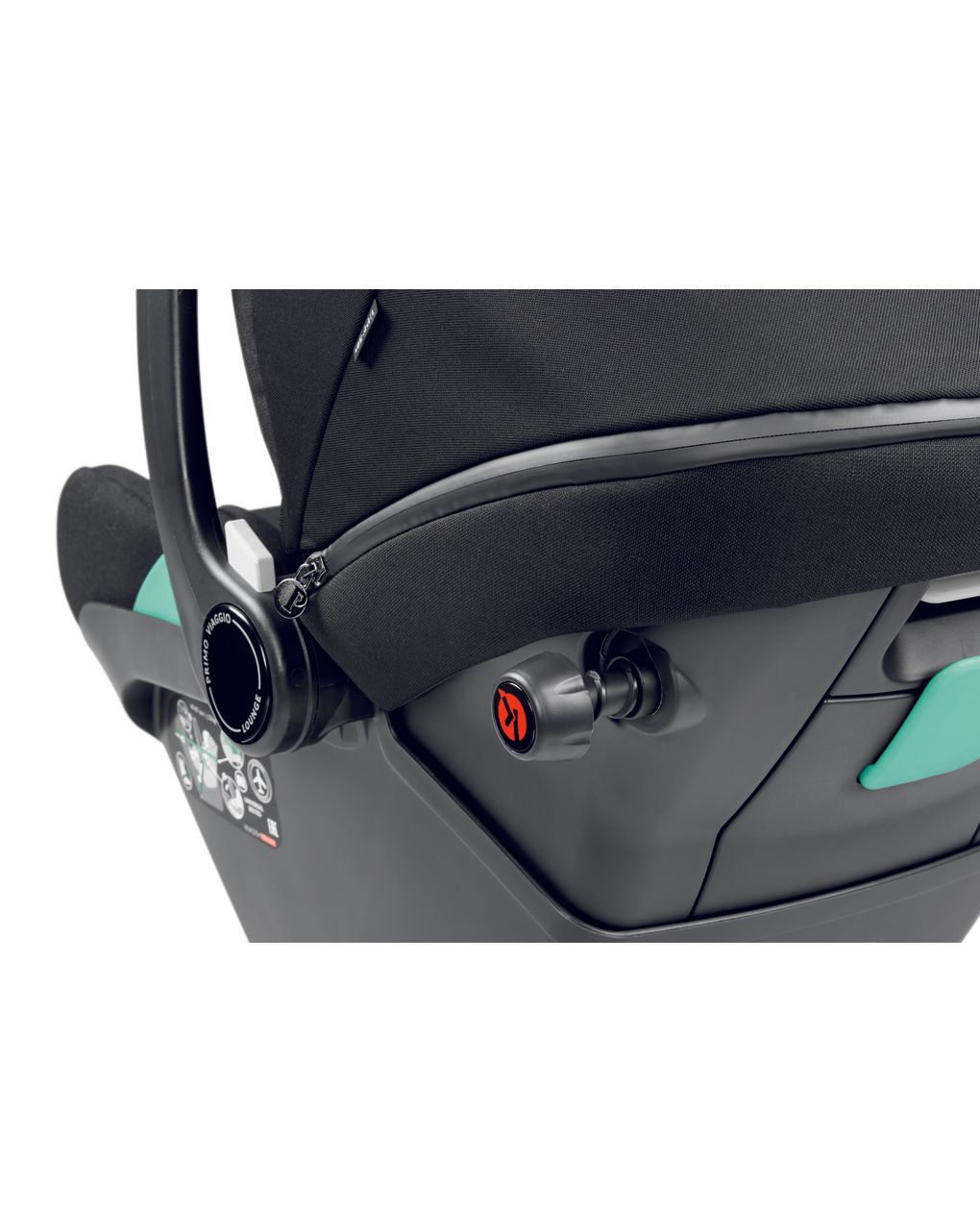 Seggiolino auto reclinabile primo viaggio lounge - true black - peg