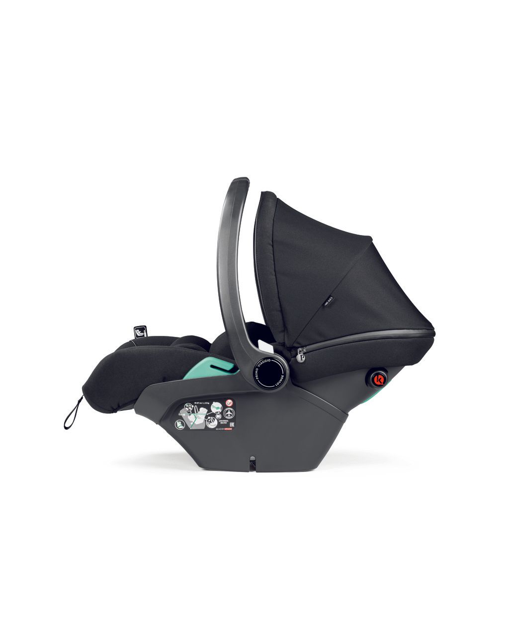 Seggiolino auto reclinabile primo viaggio lounge - true black - peg
