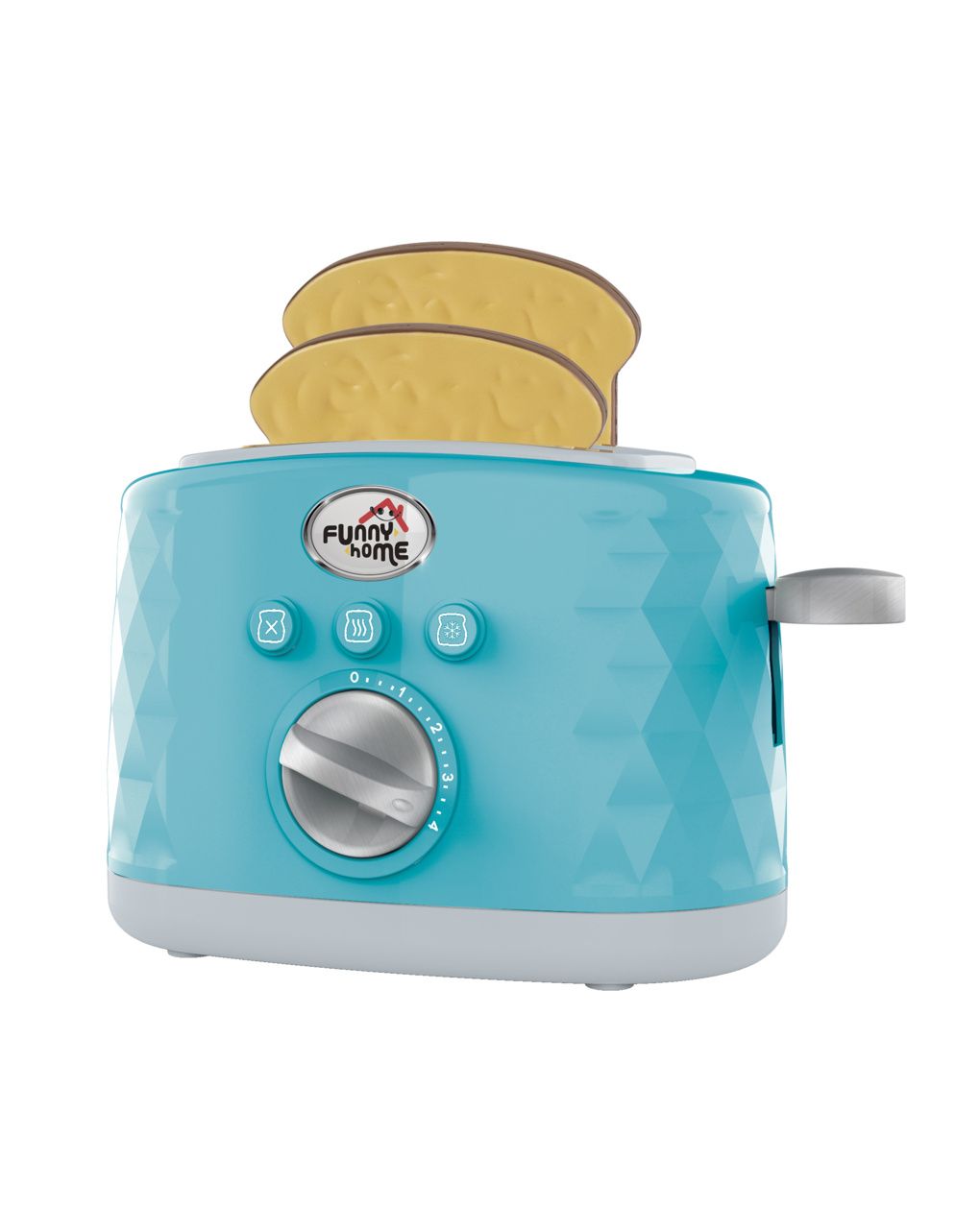 4 in 1 breakfast set per cucina giocattolo – include caffettiera, tostapane, frullatore e planetaria – funny home