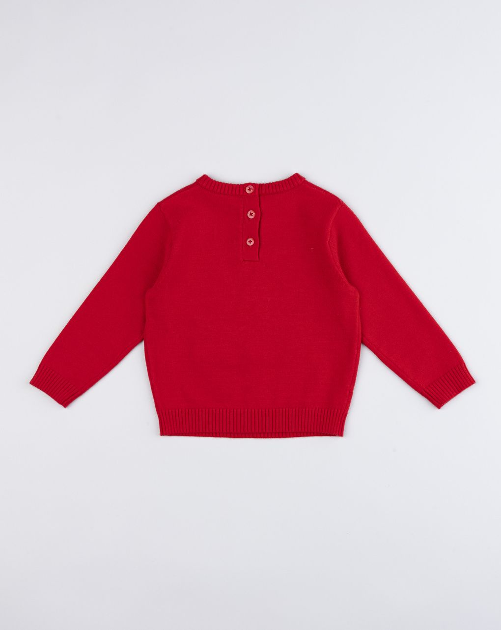 Maglione bimba disney minnie natale rosso