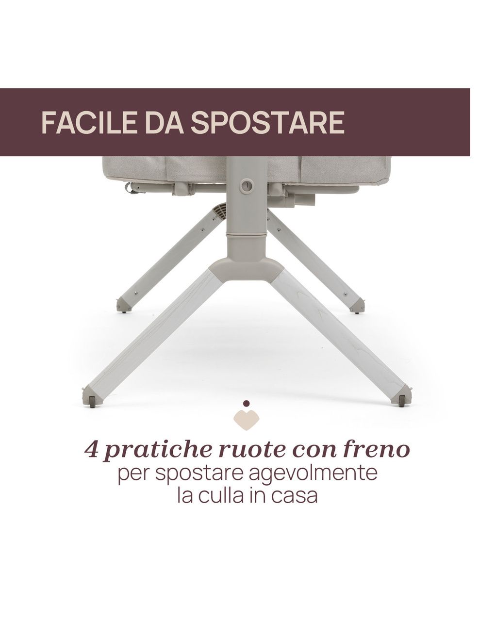 Culla next2me armonia motherpearl - chicco