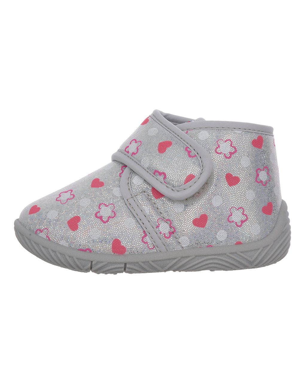 Chicco - scarpa asilo bimba grigia fedora  con allover