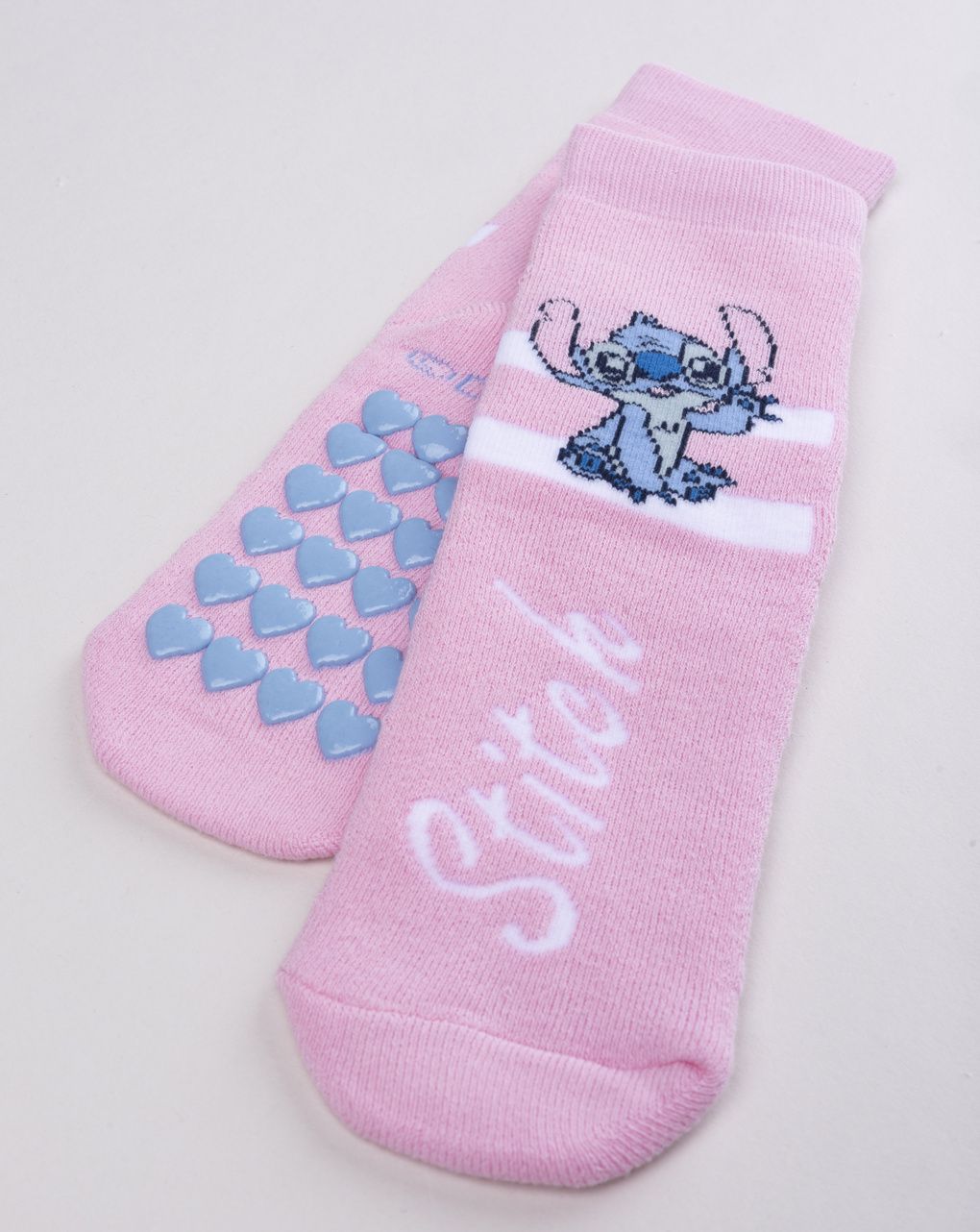 Calze corte bimba stitch rosa