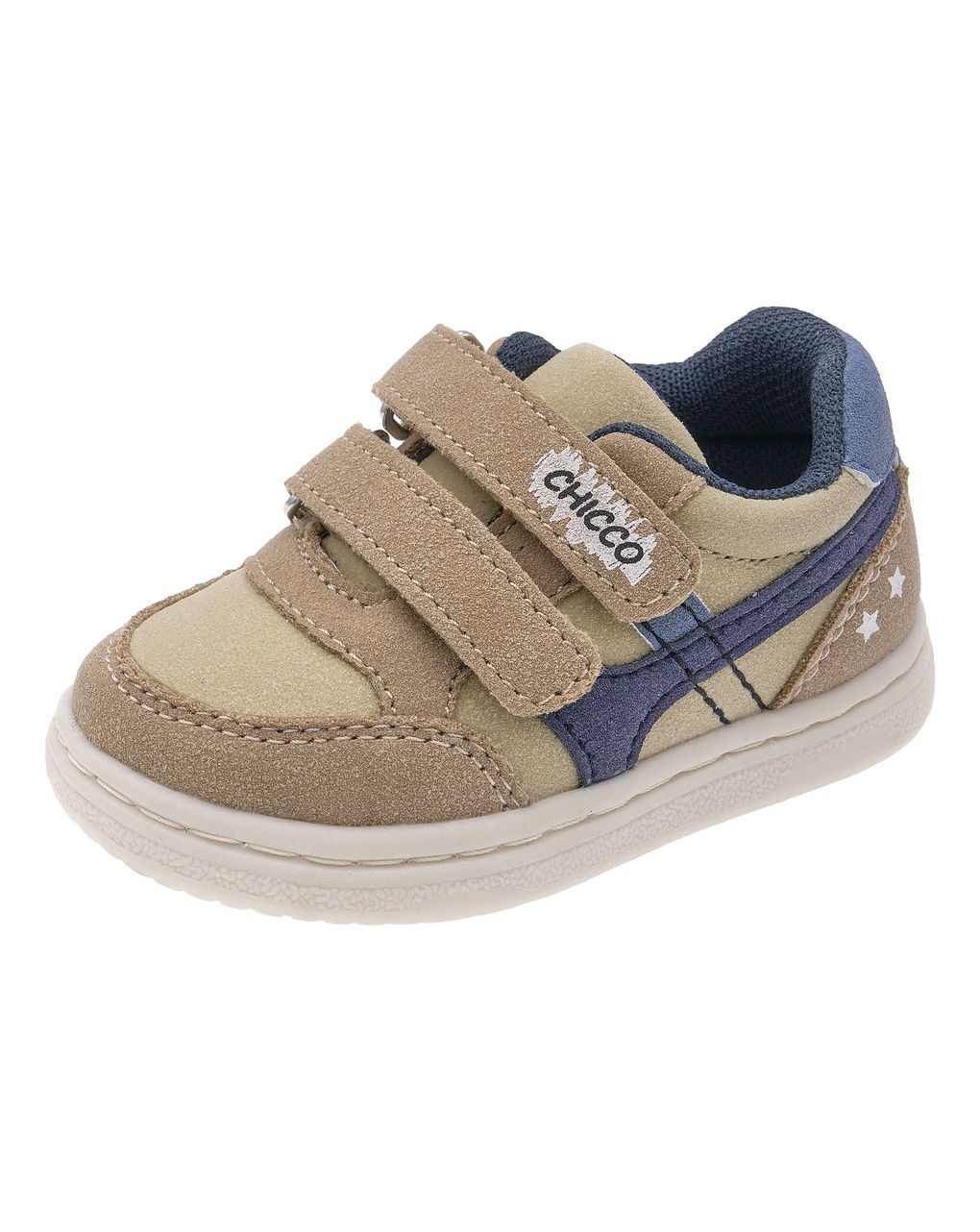 Chicco - scarpa grost bimbo doppio strappo marrone